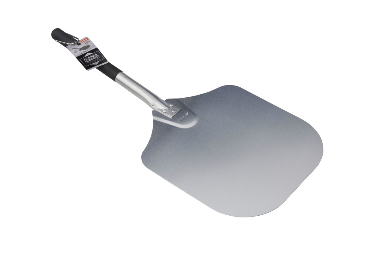 Aluminum pizza shovel with black handle Aluminum pizza shovel with black handle