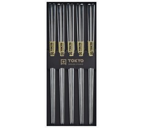 Tokyo Design Studio 5 sets of stainless steel chopsticks