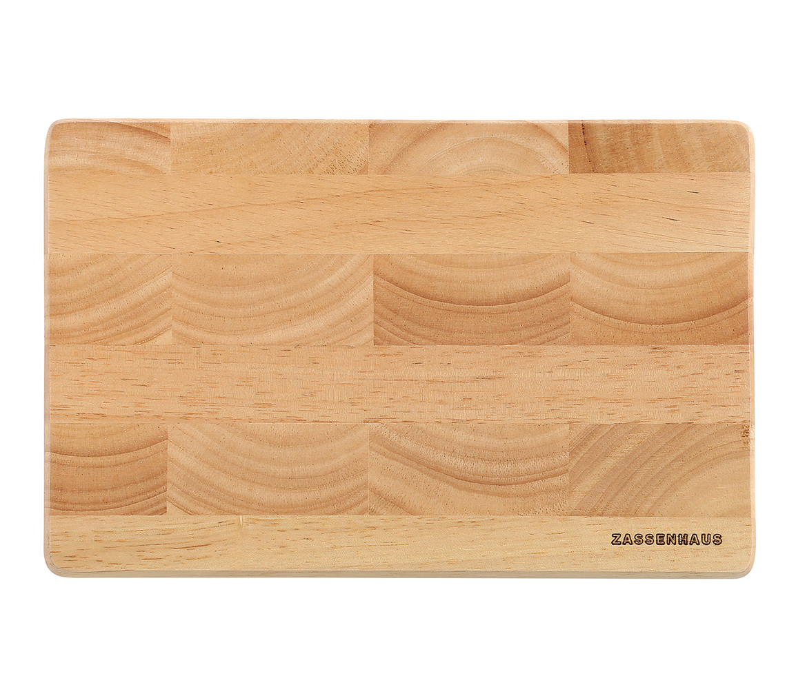 Zassenhaus Edge grain rubber wood cutting board 26x17cm Zassenhaus Edge grain rubber wood cutting board 26x17cm