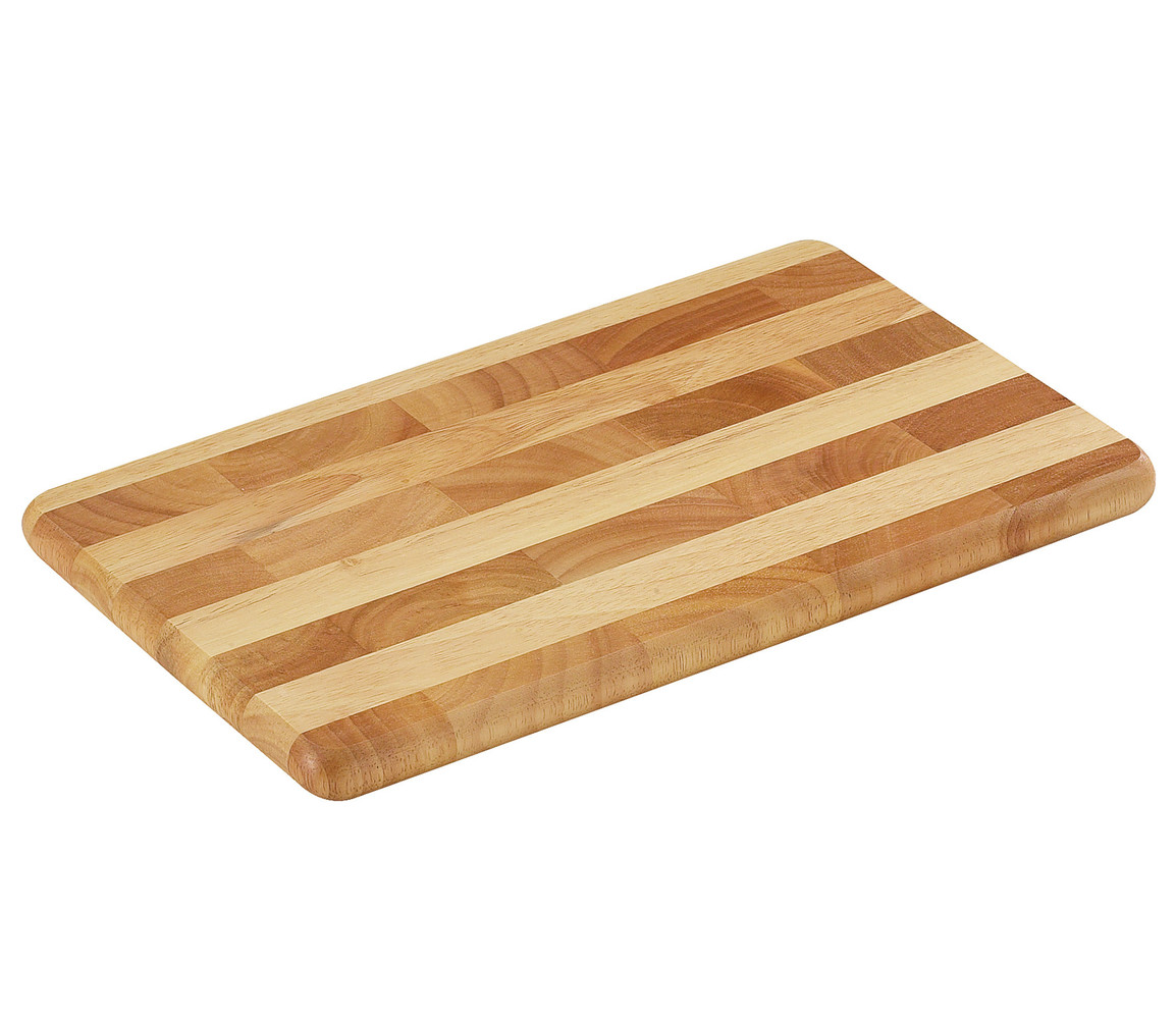 Zassenhaus Edge grain rubber wood cutting board 33x21cm