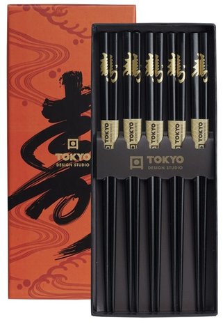 Tokyo Design Studio 5 sets of chopsticks Kotobuki in gift box Tokyo Design Studio 5 sets of chopsticks Kotobuki in gift box
