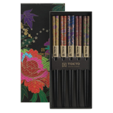 Tokyo Design Studio 5 sets of chopsticks Peony Flower
