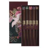 Tokyo Design Studio 5 sets of Japan Flower chopsticks