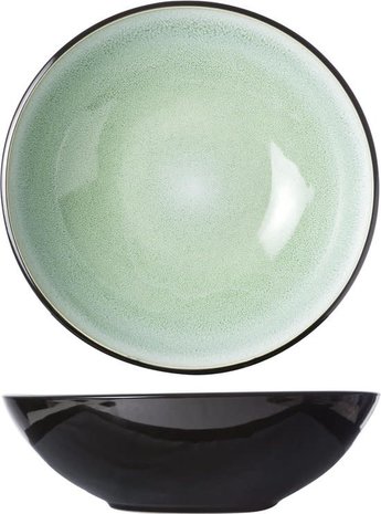Cosy & Trendy Salad bowl 33cm black/green Cosy & Trendy Salad bowl 33cm black/green