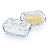 Glass butter dish Glass butter dish