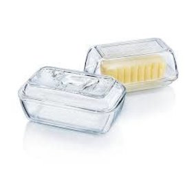 Glass butter dish Glass butter dish