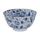 Tokyo Design Studio Kom 13cm 400ml Mixed Bowls Hana Karakusa