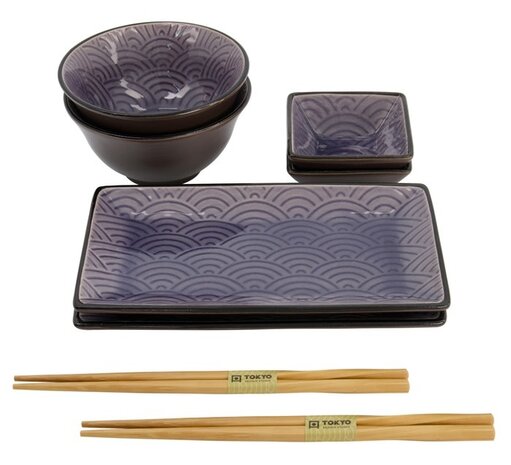 Tokyo Design Studio Sushiset voor 2 personen in giftbox