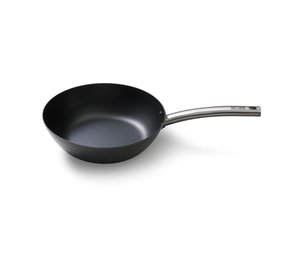 Skottsberg wok van ingebrand carbonstaal 28cm Skottsberg wok van ingebrand carbonstaal 28cm