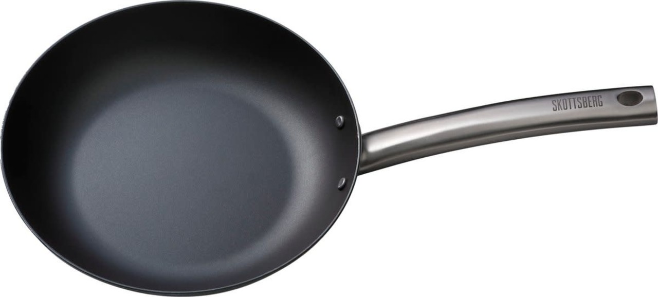 Skottsberg koekenpan van ingebrand carbonstaal 20cm
