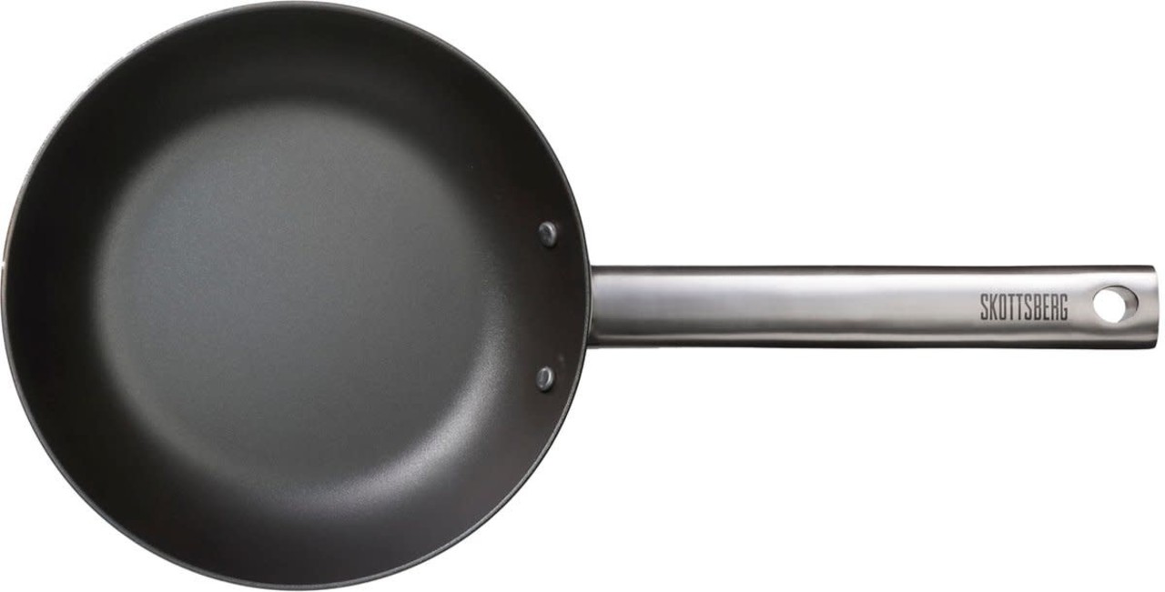 Skottsberg koekenpan van ingebrand carbonstaal 20cm