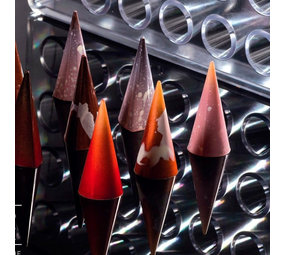 Martellato Polycarbonaat bonbonvorm kegel Martellato Polycarbonaat bonbonvorm kegel