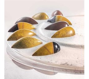 Martellato Polycarbonaat bonbonvorm druppel Martellato Polycarbonaat bonbonvorm druppel