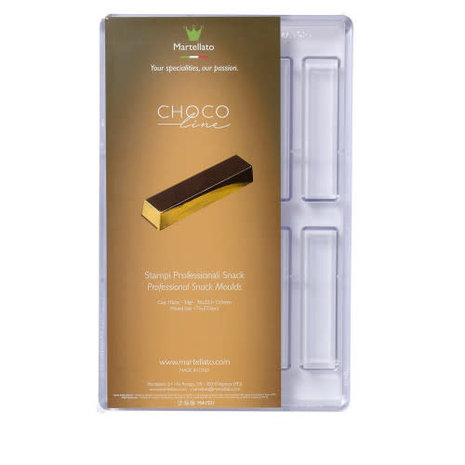 Martellato Polycarbonate chocolate mold small bars