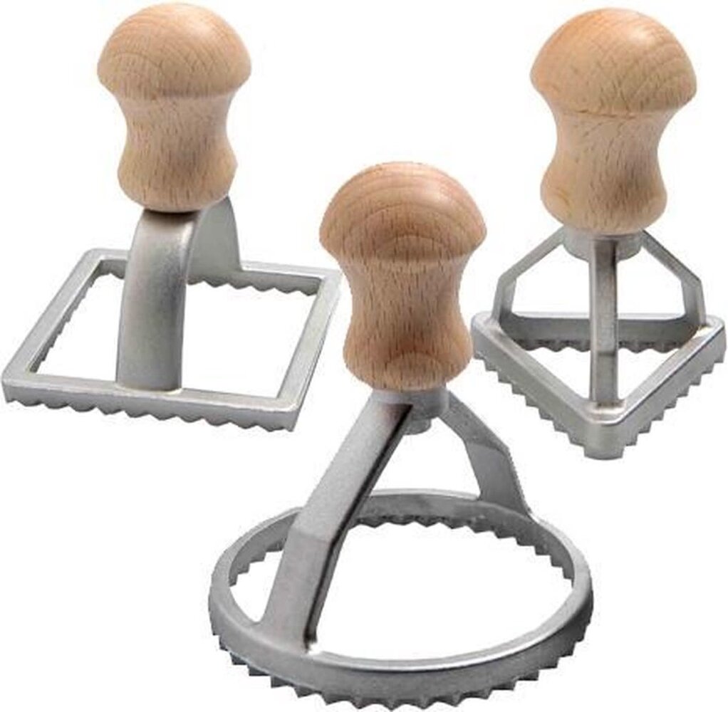 Eppicotispai Ravioli stamp set square / triangle / round