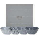 Tokyo Design Studio Set van 4 kommen 15.2x6.7cm 0,5L in giftbox