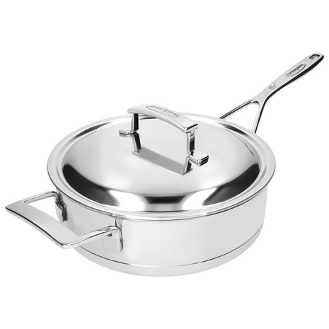 Demeyere Silver 7 sauteerpan met dubbelwandig deksel 24cm 2,8L