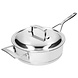 Demeyere Silver 7 saute pan with double-walled lid 24cm 2,8L