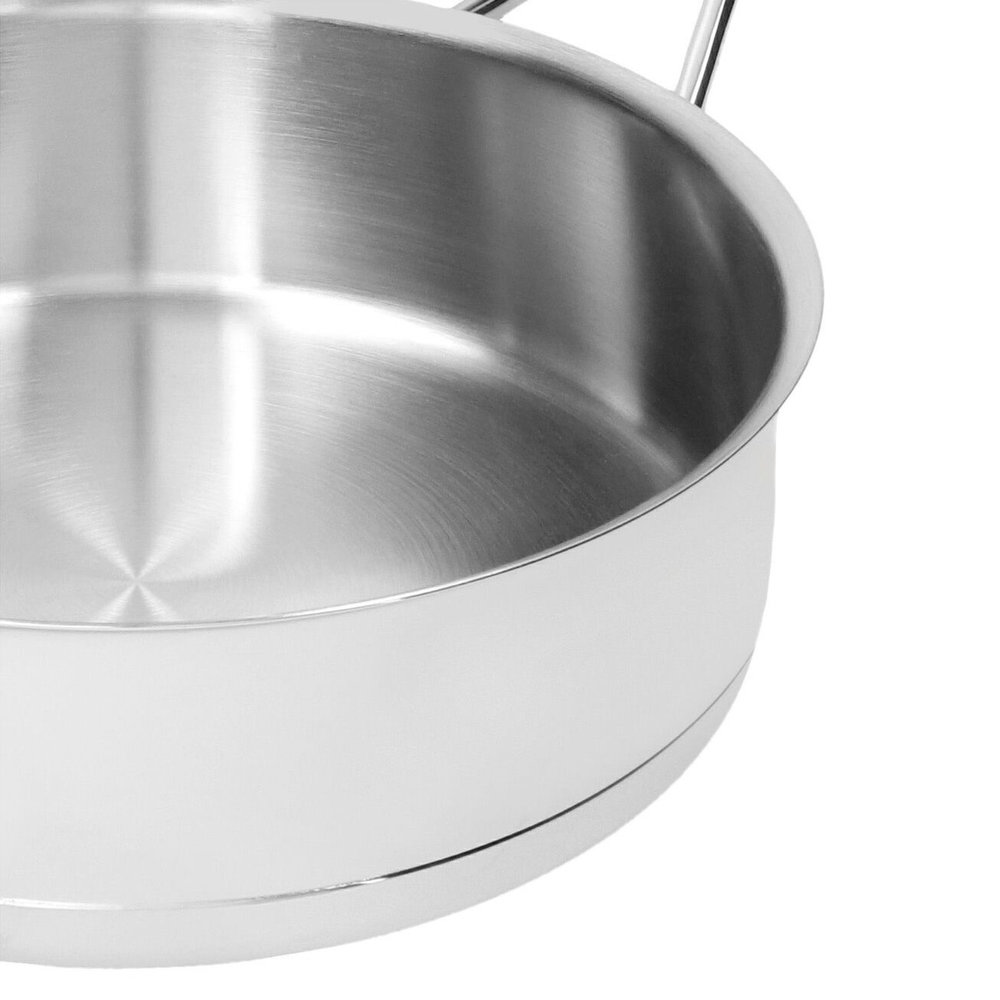 Demeyere Silver 7 sauteerpan met dubbelwandig deksel 24cm 2,8L