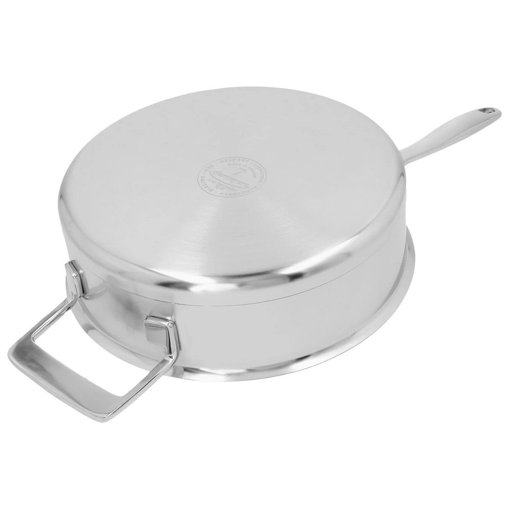 Demeyere Silver 7 sauteerpan met dubbelwandig deksel 24cm 2,8L