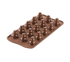 Silikomart 3D silicone chocolate mold Christmas trees
