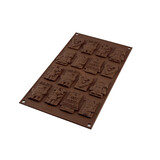 Silikomart Siliconen chocoladevorm Xmas Choco Tags