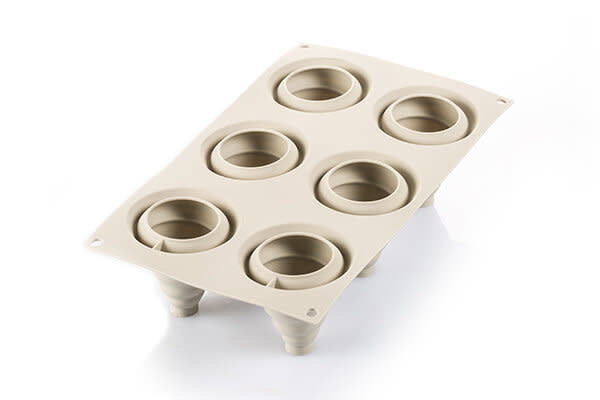 Silikomart Silicone mold 6 x “Soffice Incanto”