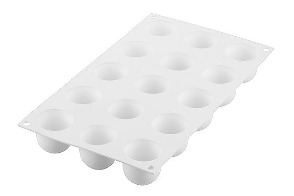 Silikomart Silicone mold 15 x mini puff