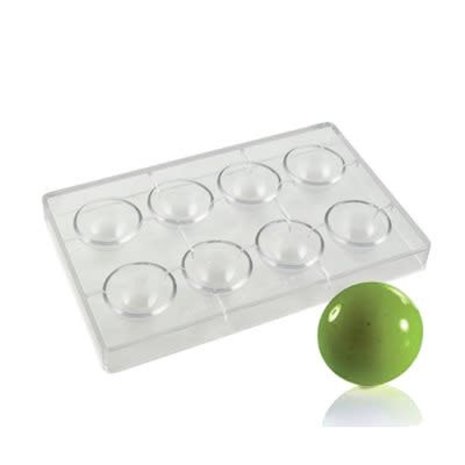 Martellato Polycarbonate chocolate mold hemisphere 50mm