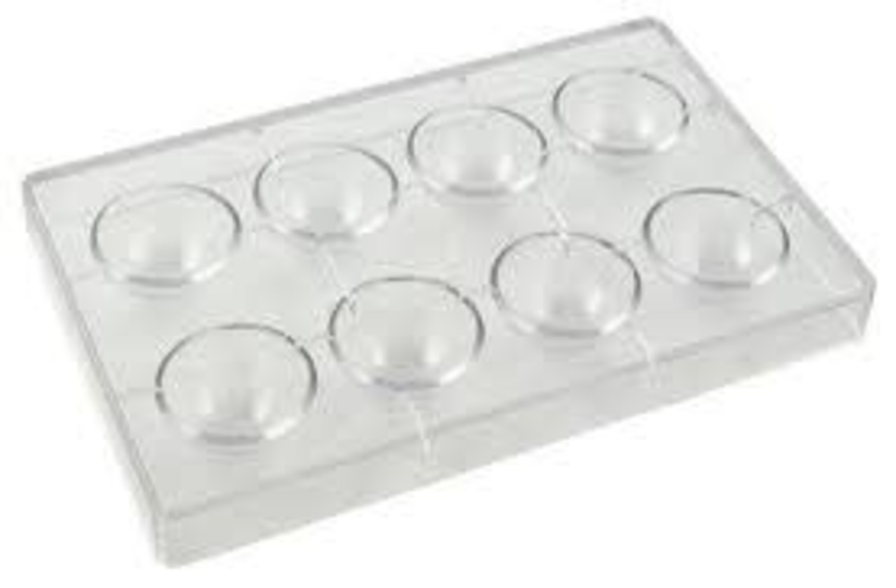 Martellato Polycarbonate chocolate mold hemisphere 50mm