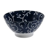 Tokyo Design Studio Kom 18 x 9cm Mixed Bowls Beni Karakusa