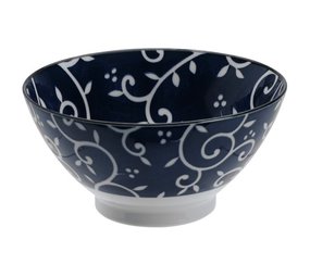 Tokyo Design Studio Kom 18 x 9cm Mixed Bowls Beni Karakusa