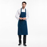 Chaud Devant Bib apron "Navy"