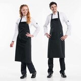 Chaud Devant Bib apron zwart