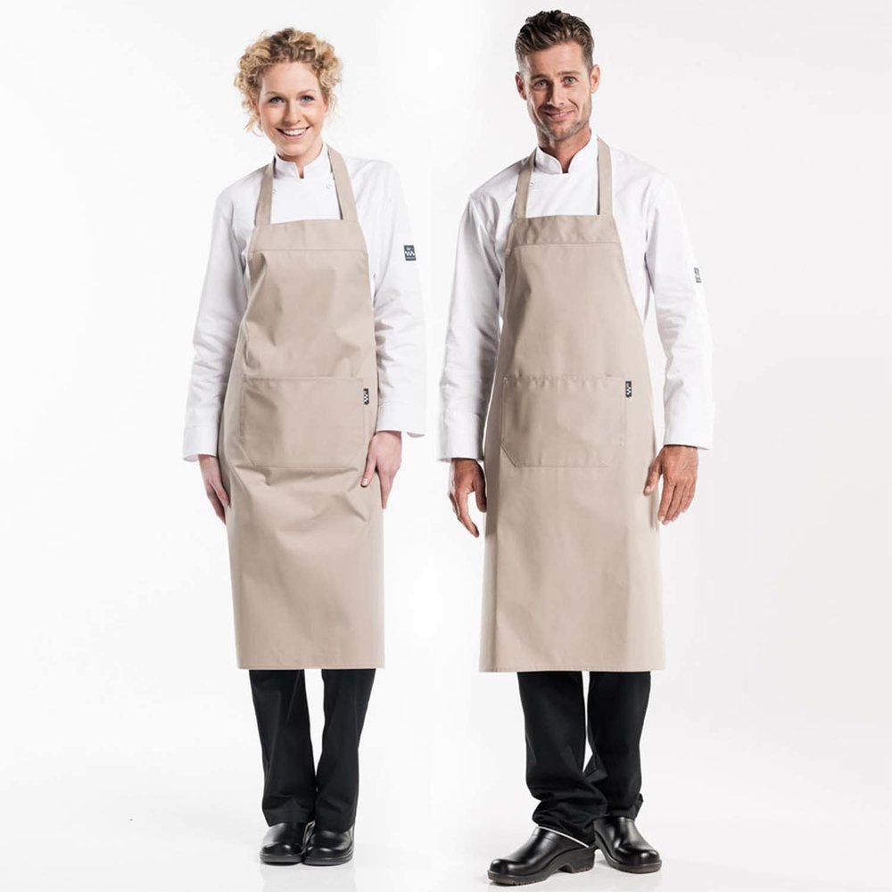Chaud Devant Chaud Devant bib apron "Sand" Chaud Devant Chaud Devant bib apron "Sand"