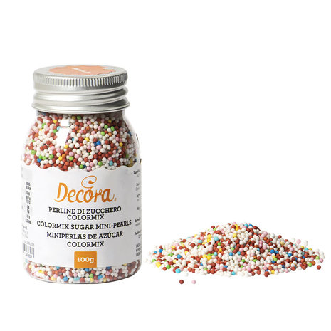 Decora Eetbare wit suikerkraaltjes ⌀1,5 mm, 100 g