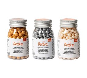 Decora Suikermaxi parels, zilver, 100 g