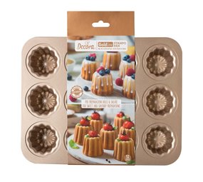 Decora Non-stick cannele mold, 12 cavities Decora Non-stick cannele mold, 12 cavities