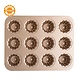 Decora Antiaanbak metalen vorm voor 12 canneles, rose gold-afwerking, 34,7 x 24,5 cm Decora Antiaanbak metalen vorm voor 12 canneles, rose gold-afwerking, 34,7 x 24,5 cm