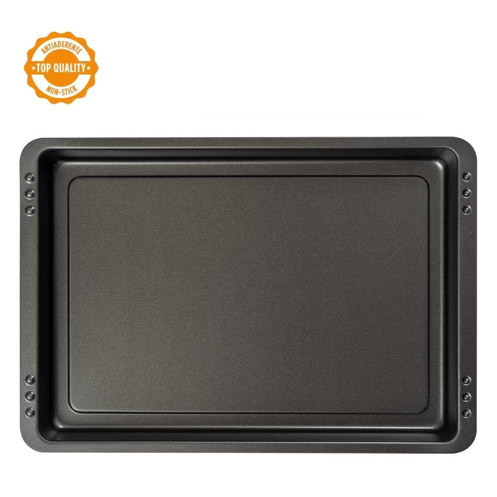 Decora Large low non-stick metal rectangular baking pan, 42 x 29 x 4 cm