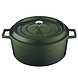 Lava Geëmailleerde gietijzeren braadpan 32cm 9.86L groen