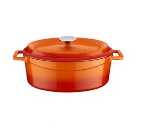 Lava Ovale braadpan 31cm 7,06L oranje