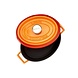 Lava Geëmailleerde gietijzeren ovale braadpan 31cm 7,06L oranje