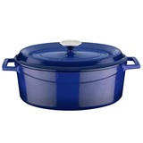 Lava Oval casserole 31cm 7,06L blue