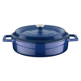 Lava Low casserole 28cm 3,51L blue