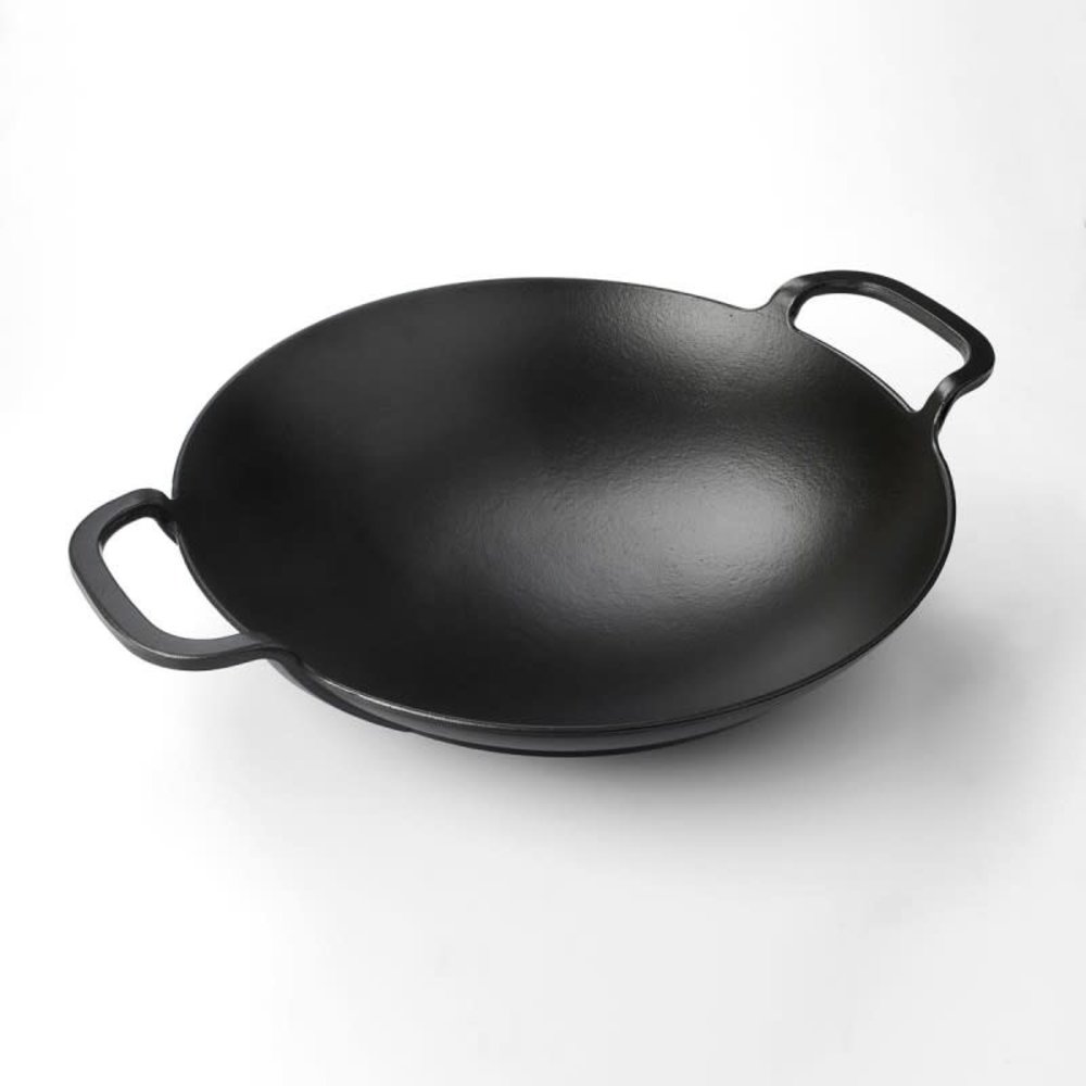 Lava Enkel geëmailleerde gietijzeren wok 38cm