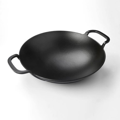 Lava Enkel geëmailleerde gietijzeren wok 38cm