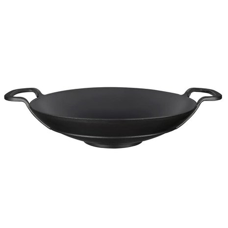 Lava Enkel geëmailleerde gietijzeren wok 38cm