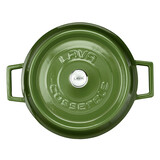 Lava Low casserole 28cm 3,51L green