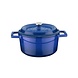 Lava Enameled cast iron casserole 20cm 2,82L blue
